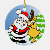 Ornament van Santa and Reindeer Pal (Voorkant)