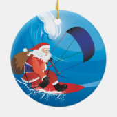 Ornament van Santa Kitesurf (Achterkant)
