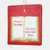 Ornament van Seizoensboek Book Club (Links)