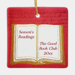 Ornament van Seizoensboek Book Club