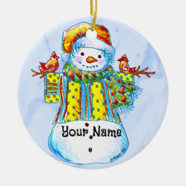 Ornament van Snowman Birdman