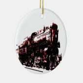 Ornament van stoomlocomotieven (Rechts)