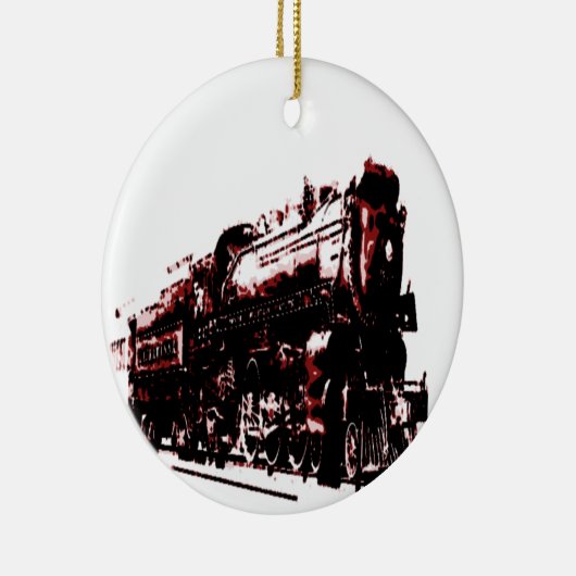 Ornament van stoomlocomotieven (Rechts)