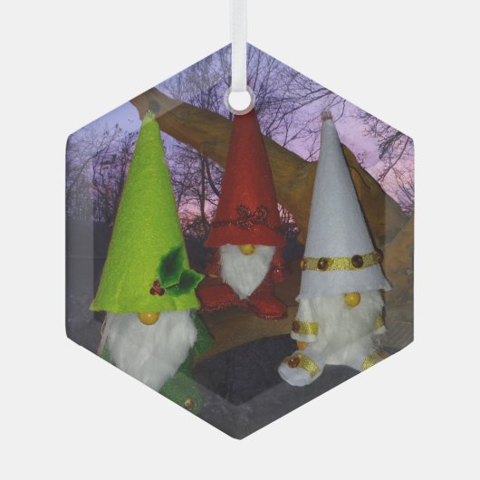 Ornament van Sunset Woodland Gnomes (Voorkant)