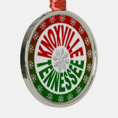 Ornament van Tennessee van Knoxville het rode (Rechts)