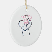 Ornament van vader en dochter (Rechts)