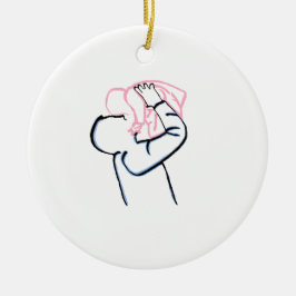 Ornament van vader en dochter