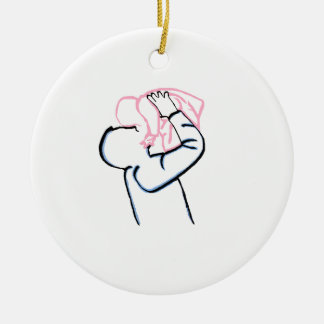 Ornament van vader en dochter