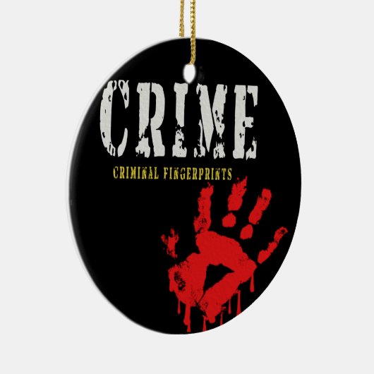 ornament van vingerafdrukken van misdadigers (Rechts)