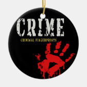 ornament van vingerafdrukken van misdadigers (Voorkant)