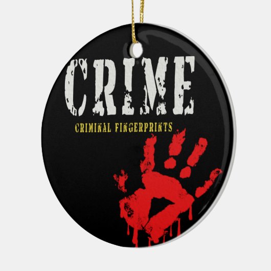 ornament van vingerafdrukken van misdadigers (Links)