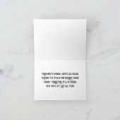 "Ornament van Vreugde Kerstmis Kaart" Bedankkaart (Binnen)