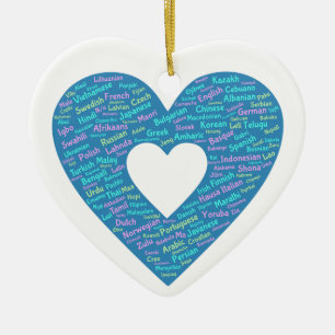 Ornament van wereldtalen