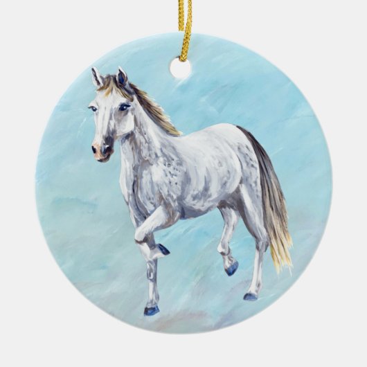 Ornament van witte paarden (Voorkant)