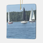 Ornament van zeilboten (Links)