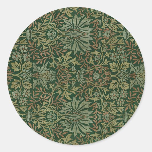  Ornament ventilatortuin illustratie Ronde Sticker (Voorkant)