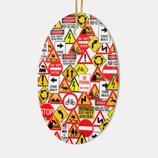 Ornament verkeersborden (Links)
