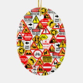 Ornament verkeersborden (Achterkant)