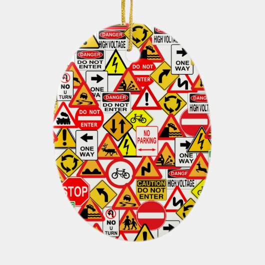 Ornament verkeersborden (Achterkant)