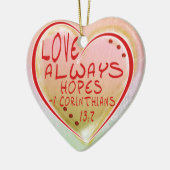 ORNAMENT - VERLIES ALTIJD HOPES - BIBLE VERSE (Links)