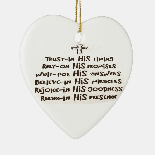 Ornament Vertrouwensgebed (Rechts)