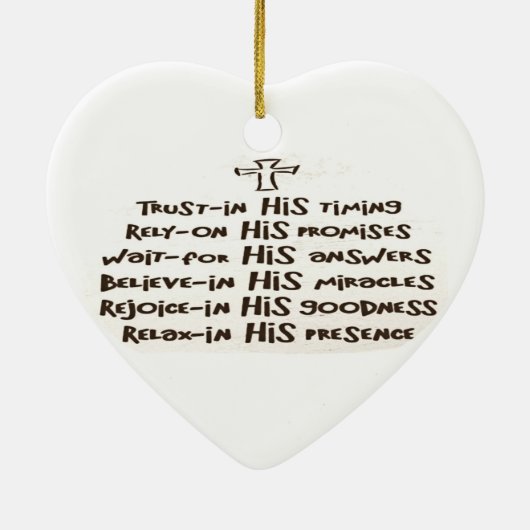 Ornament Vertrouwensgebed (Achterkant)