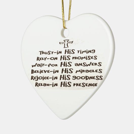 Ornament Vertrouwensgebed (Links)