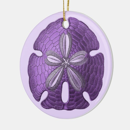 Ornament Violet Sand Dollar (Links)
