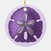Ornament Violet Sand Dollar (Achterkant)