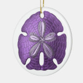 Ornament Violet Sand Dollar (Links)