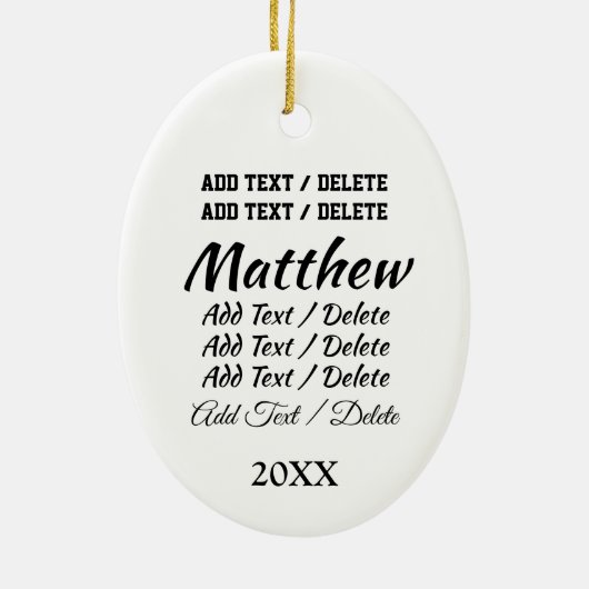 Ornament Voetbal (Achterkant)