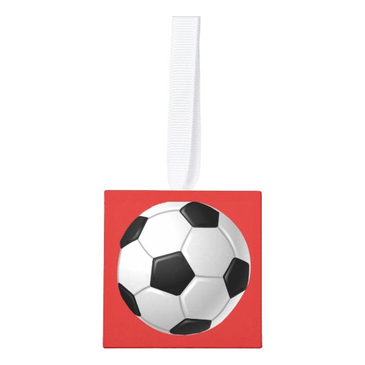 Ornament voetbal ontwerpkubus. (Voorkant)