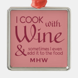 Ornament voor aangepaste wijnprijsopgave