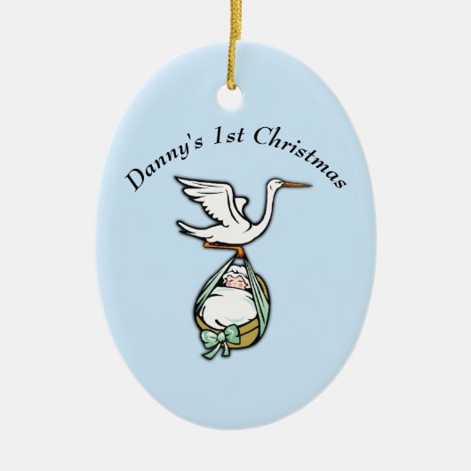 Ornament voor baby's, eerste Kerstmis (Voorkant)