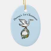Ornament voor baby's, eerste Kerstmis (Achterkant)