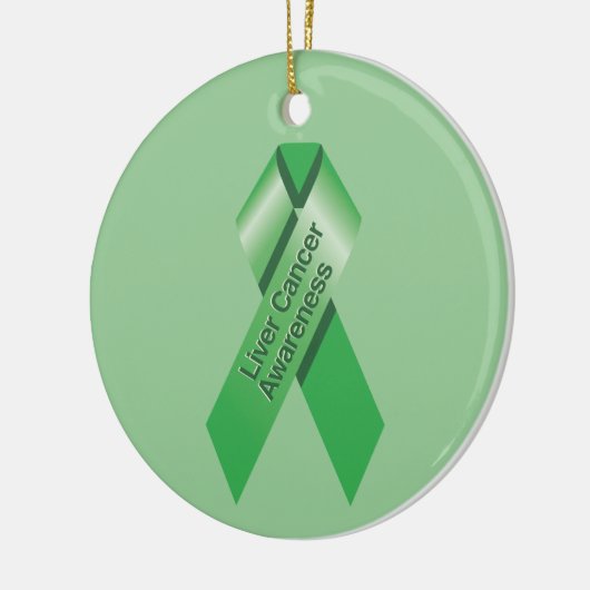 Ornament voor bewustmaking van leverkanker (Links)
