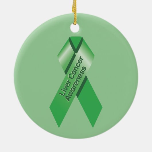 Ornament voor bewustmaking van leverkanker (Achterkant)