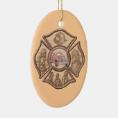 Ornament voor brandweerlieden van het Maltese krui (Rechts)