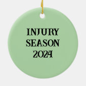 ORNAMENT VOOR DE GEWONDE SPORTLIEFHEBBER (Achterkant)