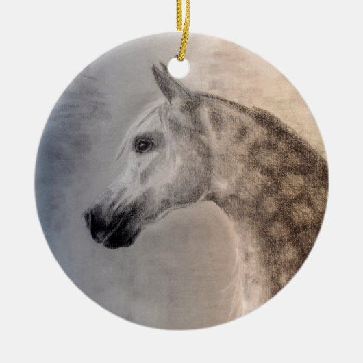 Ornament voor de Rondronde van Arabische paarden - (Voorkant)