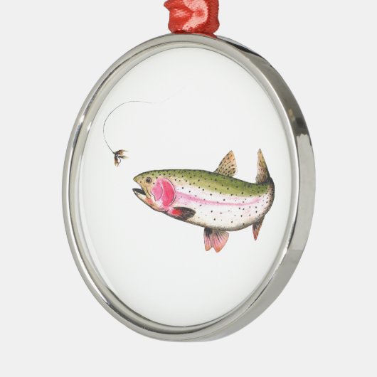 Ornament voor de visserij op forel (Links)