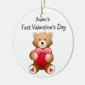 Ornament voor de voornaam van uw kind, Valentijnsd (Links)