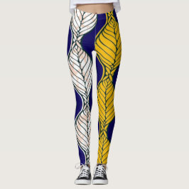 Ornament voor een naadloos patroon in de afrikaans leggings