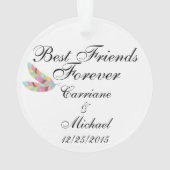 Ornament voor eerste kerstmis (achterkant)