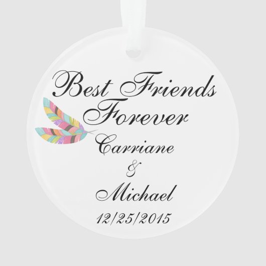 Ornament voor eerste kerstmis (achterkant)