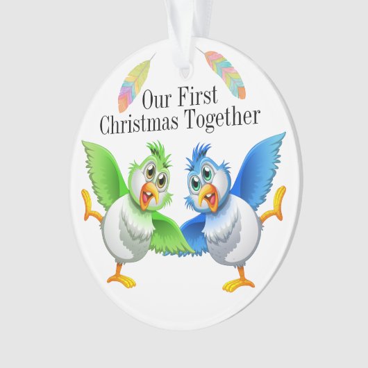 Ornament voor eerste kerstmis (voorkant)