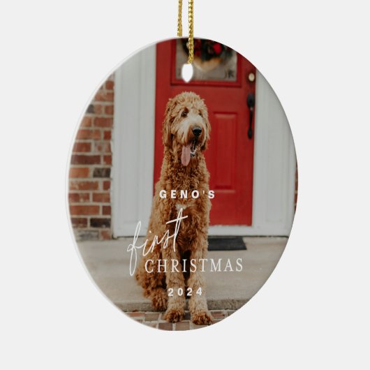 Ornament voor eerste kerstmis (Rechts)