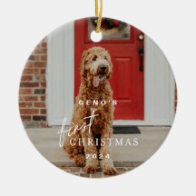 Ornament voor eerste kerstmis