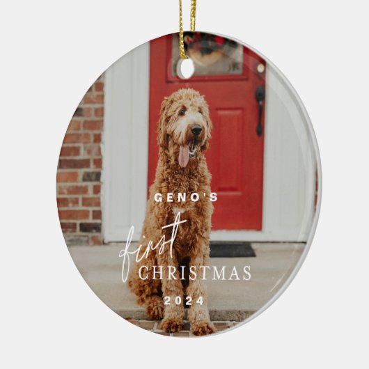 Ornament voor eerste kerstmis (Links)