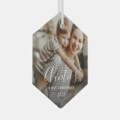 Ornament voor eerste kerstmis van tante (Voorkant Rechts)